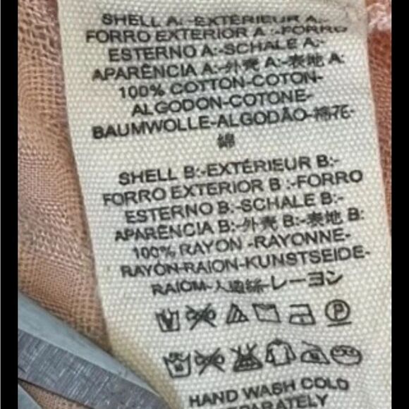 Free People Asymmetrical Peach Flowy Halter Top. Size Small. - Picture 5 of 5